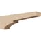 Ekena Millwork 3"W x 18"D x 6"H Thin Monterey Rough Cedar Woodgrain TimberThane Corbel, Primed Tan CORUR03X18X06MONRCPR - alternate 1